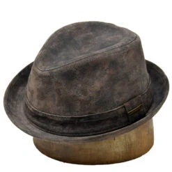 Stetson Pig Skin Leather Trilby