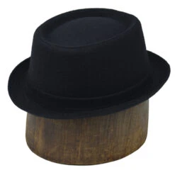 Stetson Wool Pork Pie -Bailey Store Stetson 1690102 Black