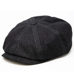 Stetson Hatteras Denim Newsboy Cap