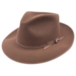 Stetson Stratoliner Fur Felt Fedora -Bailey Store TF221024STROB Stetson Walnut