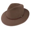 Stetson Roadster Fedora Hat -Bailey Store TF2215ROTRB Stetson Hats Walnut
