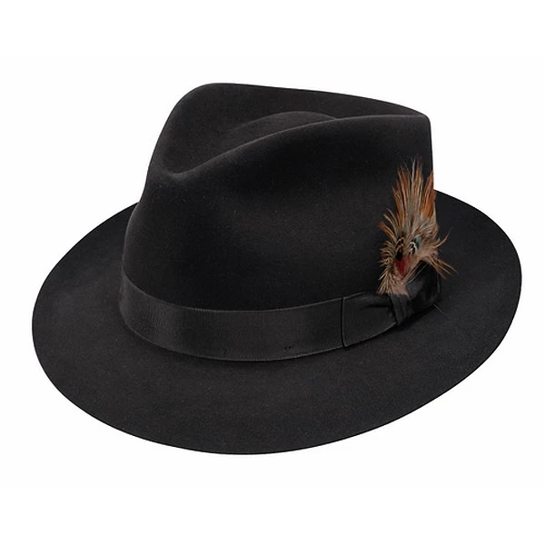 Stetson Benchley Beaver Fur Felt Fedora 4 Stetson Benchley Beaver Fur Felt Fedora - Image 2