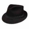 Stetson Inwood Fur Felt Fedora -Bailey Store TFINWDB Stetson Hats Black