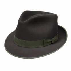 Stetson Inwood Fur Felt Fedora -Bailey Store TFINWDB Stetson Hats Sage