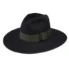 Stetson Tri-City Wide Brim Fur Felt Fedora -Bailey Store TFTCTY1336 Stetson Hats Black