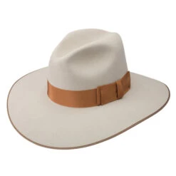 Stetson Tri-City Wide Brim Fur Felt Fedora -Bailey Store TFTCTY1336 Stetson Hats Silverbelly