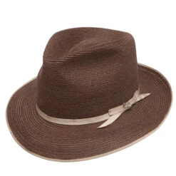Stetson Stratoliner Special Edition Hemp Fedora -Bailey Store TSSESTB6124 Stetson Brown