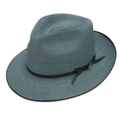 Stetson Stratoliner Special Edition Hemp Fedora -Bailey Store TSSESTB6124 Stetson Turquoise