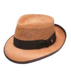 Stetson Whippet Panama Fedora 7 Stetson Whippet Panama Fedora -Bailey Store TSWIPTB1023 Butterscotch