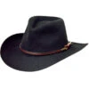 Stetson Bozeman Crushable Hat 2 Stetson Bozeman Crushable Hat -Bailey Store TW018130BOZE Stetson Hats Black