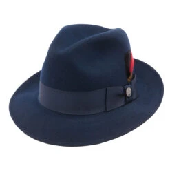 Stetson Frederick Wool Felt Fedora 7 Stetson Frederick Wool Felt Fedora -Bailey Store TWFRDK822048