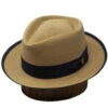 Dobbs Lineup Hemp Straw Fedora -Bailey Store TheLineup BeigeNavy