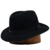 Stetson Travel Luxe Rollable Fedora -Bailey Store TravelLuxe Black2
