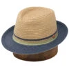 Mayser Troy Paper Braid Trilby -Bailey Store Troy NaturalNavy