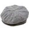 Hanna Eight Piece Tweed Newsboy Cap 1 Hanna Eight Piece Tweed Newsboy Cap -Bailey Store TweedNewsboy LightGrey