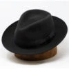 DelMonico Valencia Teardrop Crown Fedora By Roche 1 DelMonico Valencia Teardrop Crown Fedora By Roche -Bailey Store Valencia Grey