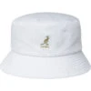 Kangol Washed Bucket Hat -Bailey Store WashedBucket White