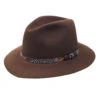 Stetson Weekender Fur Felt Hat -Bailey Store Weekender Walnut