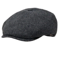 Wigens Gregor Newsboy Slim Cap -Bailey Store Wigens 101029 Grey2