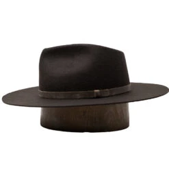 Yellow 108 Dylan Wide Brim Fedora -Bailey Store Yellow108 Dylan2 Brown