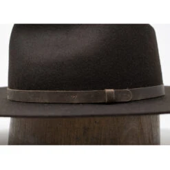 Yellow 108 Dylan Wide Brim Fedora -Bailey Store Yellow108 Dylan3 Brown