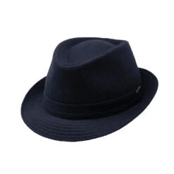 Stetson Wool Trilby Hat -Bailey Store stesonnavy1110102